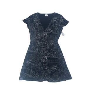 Aritzia‎ Wilfred Nazaire Floral Dress Black/Espace size 6